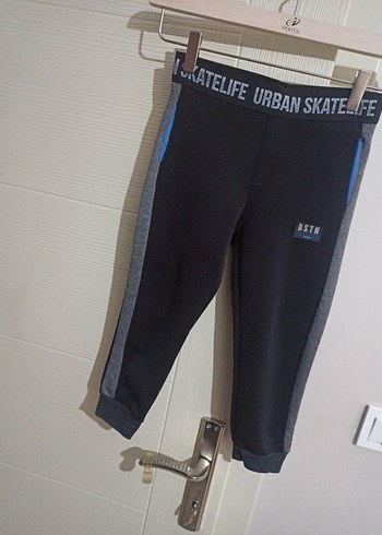 eşofman alt pantolon tayt erkek 3-4 koton sorunsuz tayt kumaş - Görsel 3