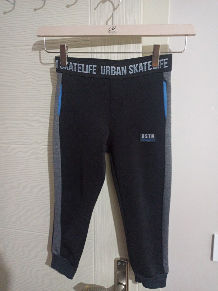 eşofman alt pantolon tayt erkek 3-4 koton sorunsuz tayt kumaş - Görsel 2