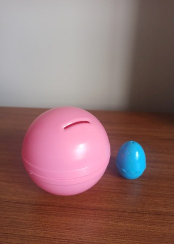 oyuncak küre kumbara yumurta Pembe Pilates Topu - Görsel 2