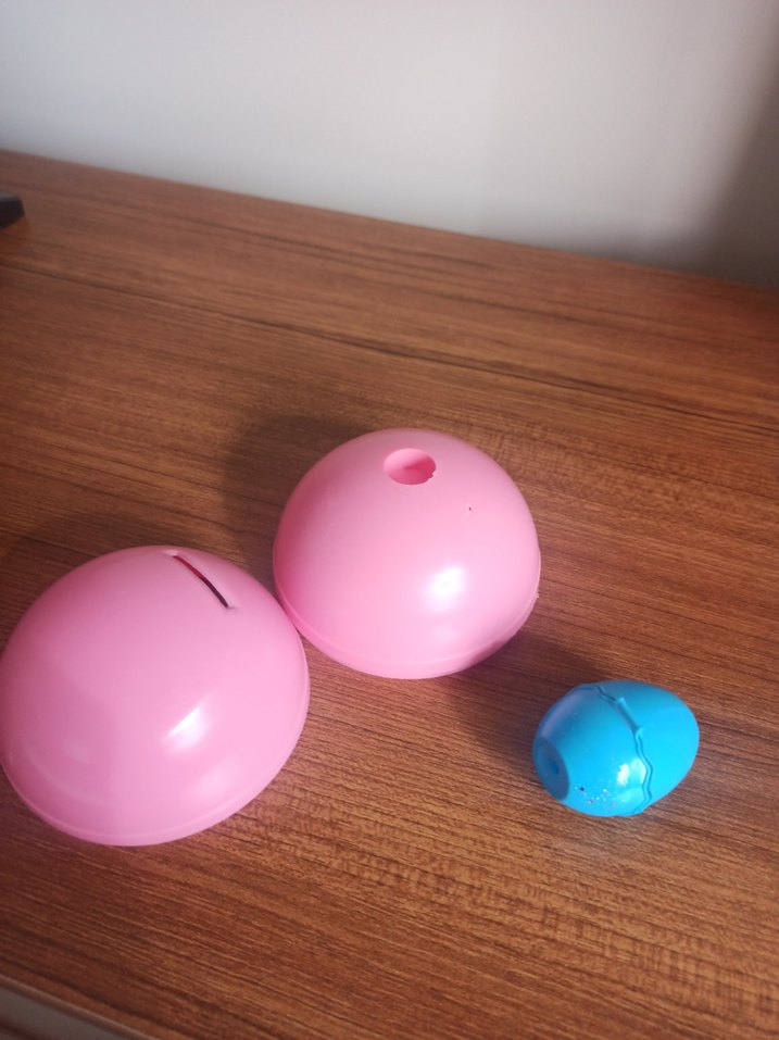 oyuncak küre kumbara yumurta Pembe Pilates Topu - Görsel 5