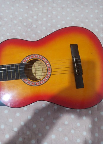 klasik gitar manuel Raymond handeraftedRenkli Klasik Gitar - Görsel 7