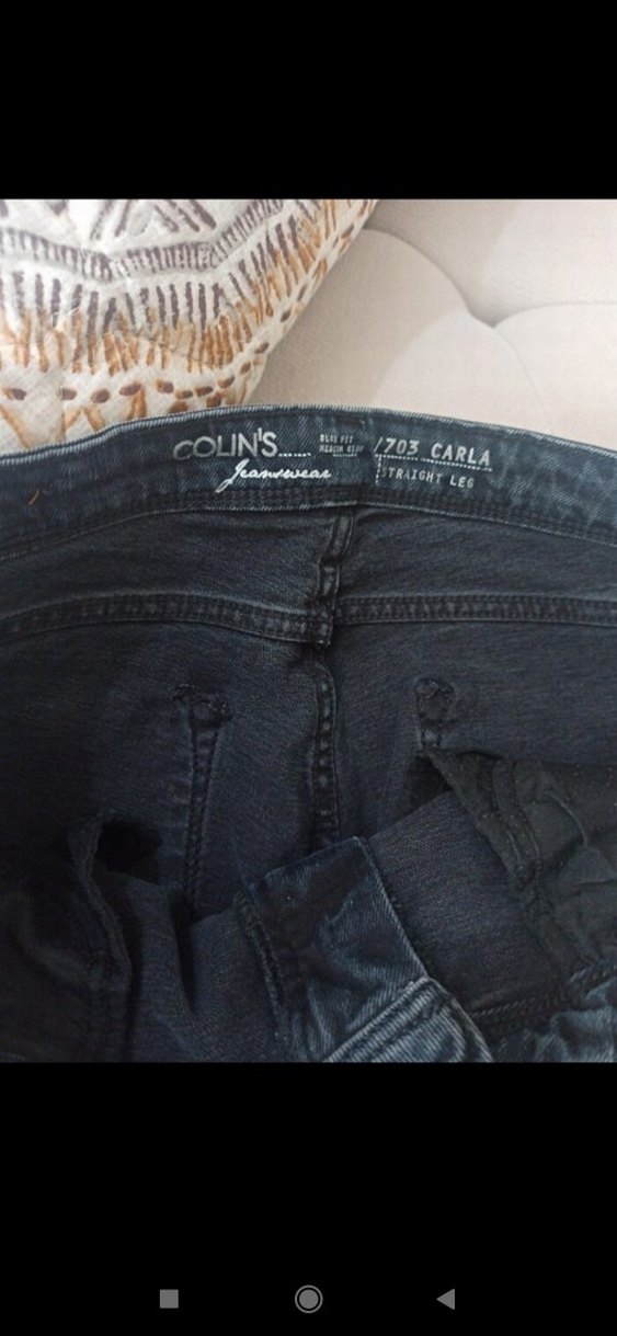 kot Jean pantolon Colins W31 L 30 yeni sayılı giyildi mukavemet - Görsel 2