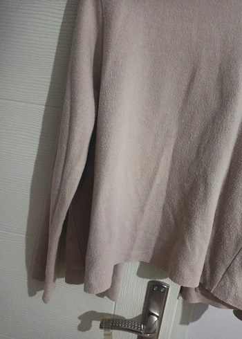 hırka ceket blazer bej reng Jimmy key S/M Midi Kadın Hırka - Görsel 3