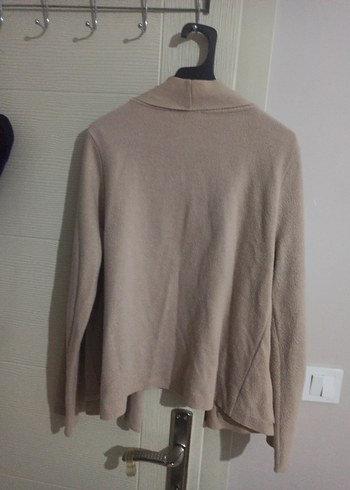 hırka ceket blazer bej reng Jimmy key S/M Midi Kadın Hırka - Görsel 4