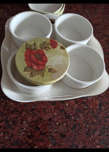 kahvaltı saklama kabı seti kahvalti nazen kaplar sert melamin - Görsel 2