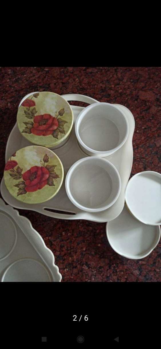 kahvaltı saklama kabı seti kahvalti nazen kaplar sert melamin - Görsel 5