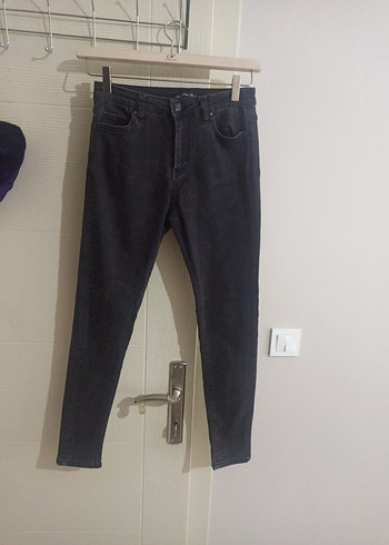 kot pantolon Jeans denim 28 antrasit bel 35 boy 92 likralı yumuş - Görsel 7