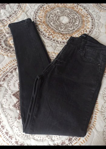 kot pantolon Jeans denim 28 antrasit bel 35 boy 92 likralı yumuş - Görsel 2