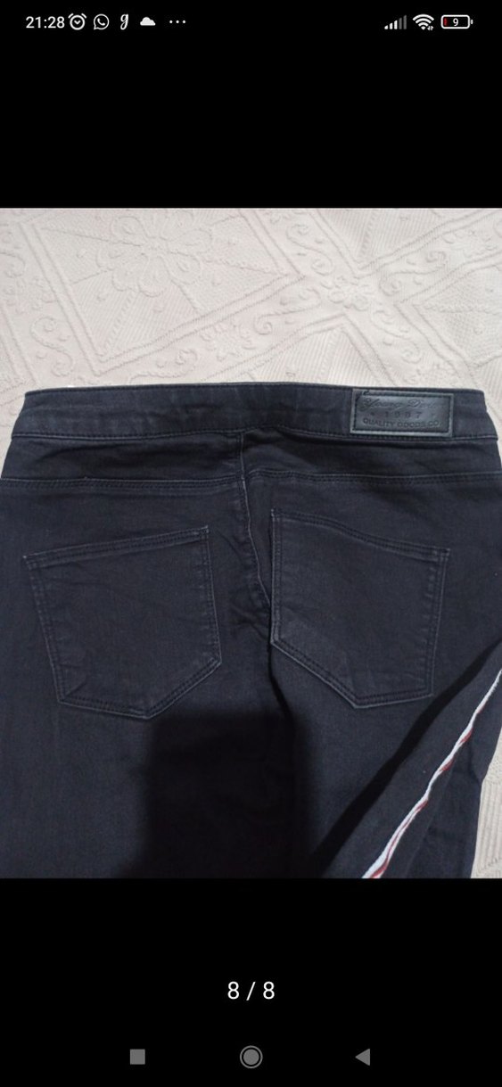 Collezione kot Jean pantolon 38 füme likralı boy 93 bel 38 az ku - Görsel 2