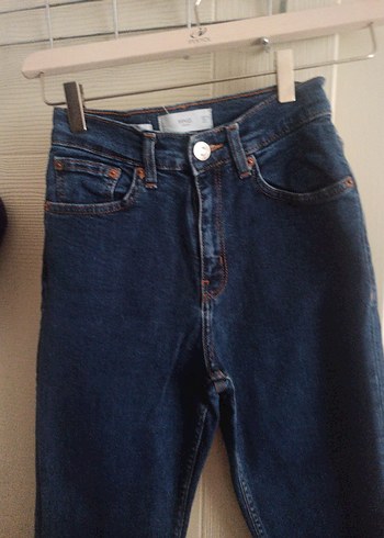 Jean Kot pantolon MNG XS 32 yepyeniKadın Lacivert - Görsel 3