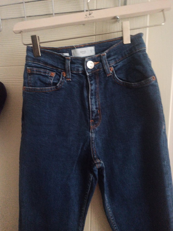 Jean Kot pantolon MNG XS 32 yepyeniKadın Lacivert - Görsel 3