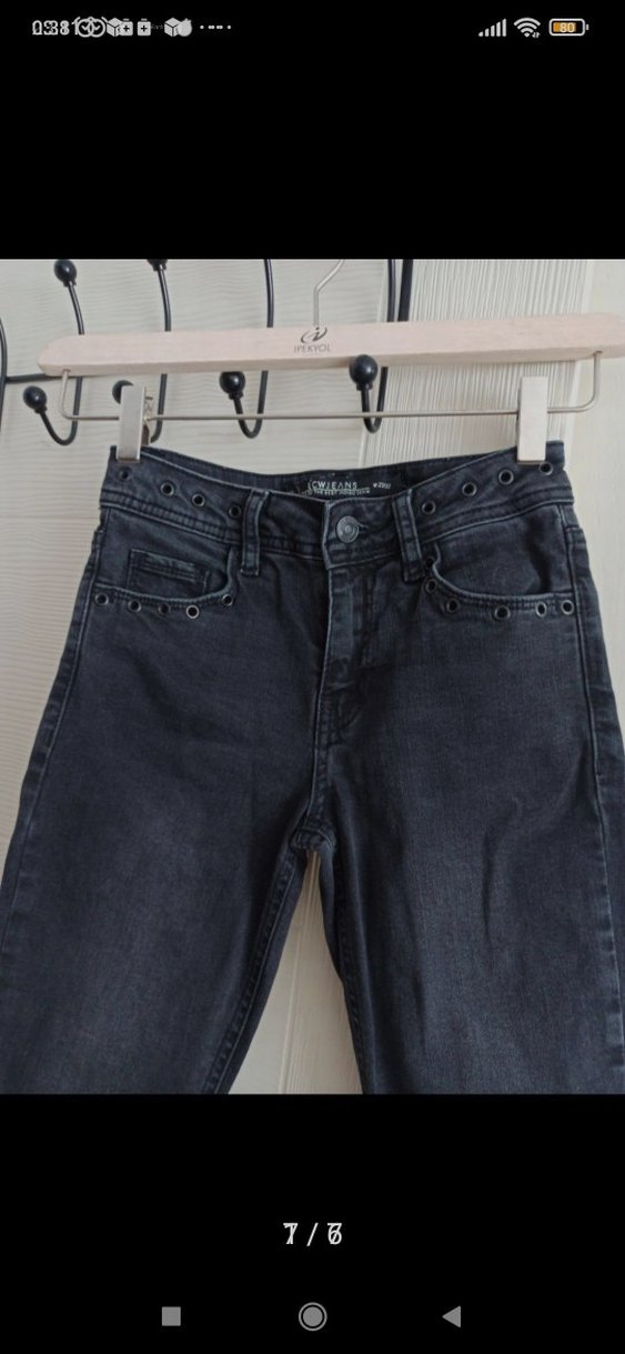 Kot pantolon LCW jeans W22/ 32 veya 13/14 yaş gibi likralı denim - Görsel 2