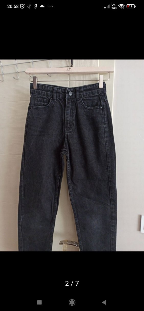 kot pantolon Jeans size 25 XS order bel 34 boy 92 mim jeans  mom - Görsel 2