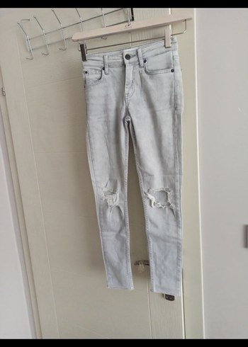 kot pantolon Jeans mango denim 32 likralı esnek yumuşak bel - Görsel 6