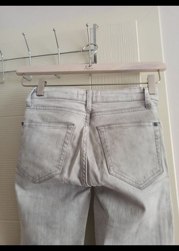 kot pantolon Jeans mango denim 32 likralı esnek yumuşak bel - Görsel 5