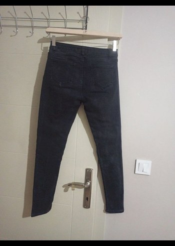 kot pantolon Jeans denim 28 palace antrasit bel 35 boy - Görsel 5