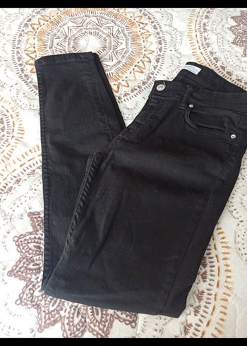 Zara premium 34 beden siyah likralı yeni boy 90 bel 35 cm tek - Görsel 2