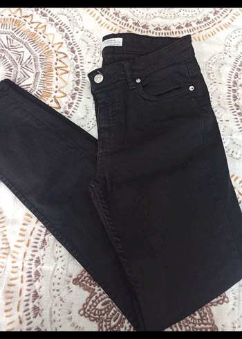Zara premium 34 beden siyah likralı yeni boy 90 bel 35 cm tek - Görsel 3