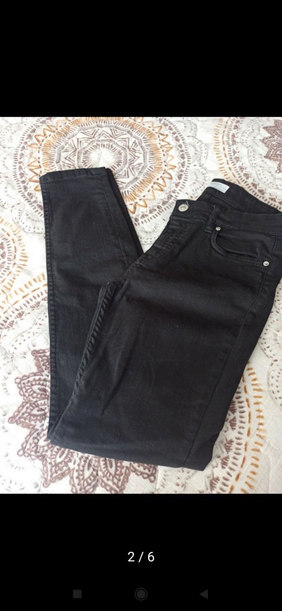 Zara premium 34 beden siyah likralı yeni boy 90 bel 35 cm tek - Görsel 2