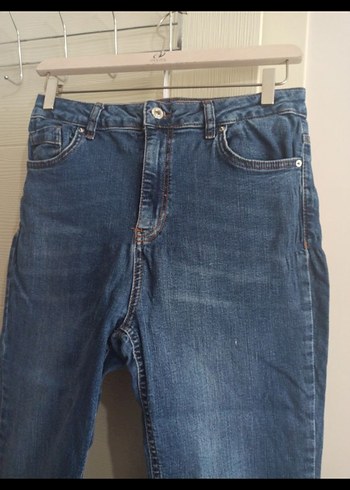 kot pantolon Jeans 32/32 koton bel38 boy 88 likralı yüksek bel - Görsel 3