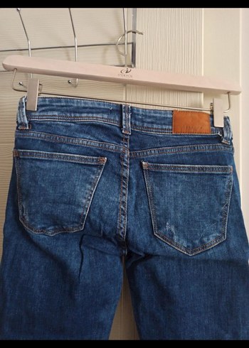 Bershka denim kot pantolon 32 beden sorunsuz Bershka 32 bel - Görsel 8