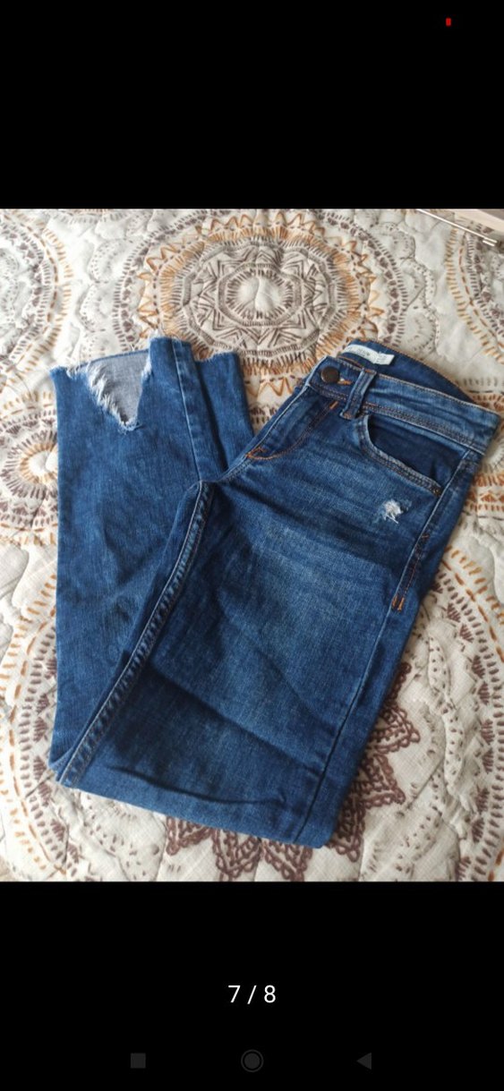 Bershka denim kot pantolon 32 beden sorunsuz Bershka 32 bel - Görsel 2
