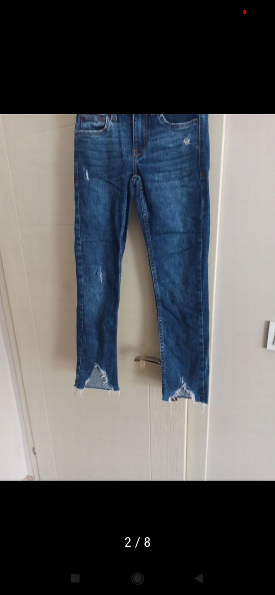 Bershka denim kot pantolon 32 beden sorunsuz Bershka 32 bel - Görsel 4
