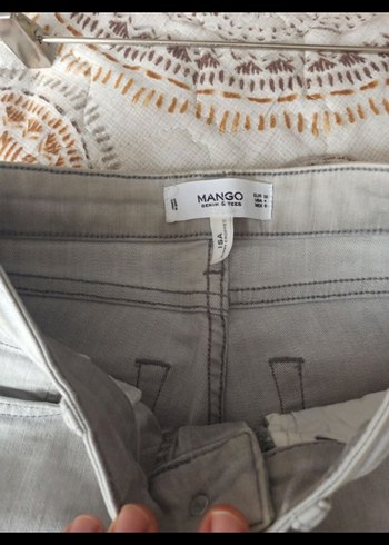 kot pantolon Jeans mango denim 32 likralı esnek yumuşak - Görsel 6