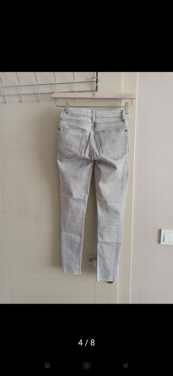 kot pantolon Jeans mango denim 32 likralı esnek yumuşak - Görsel 4
