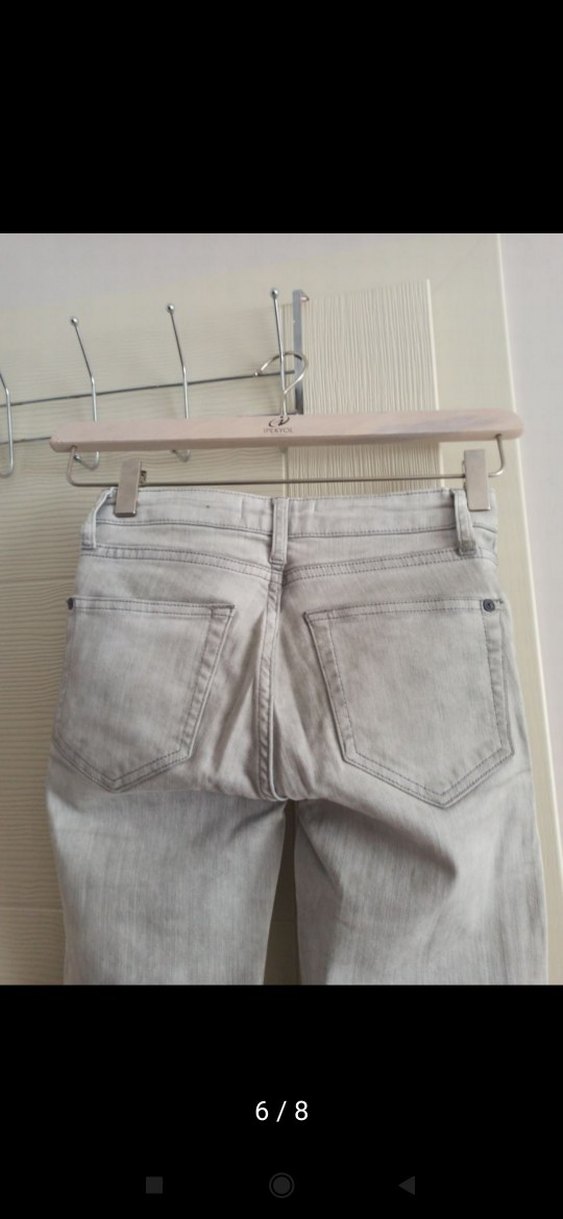 kot pantolon Jeans mango denim 32 likralı esnek yumuşak - Görsel 5