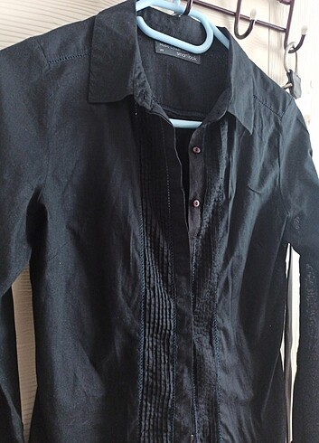 xs Beden siyah Renk Gömlek ince Mudo collection XS yeni