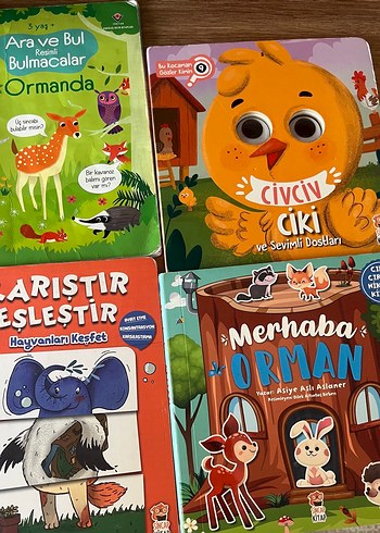 Ormanda Çocuklar İçin Resimli Bulmacalar ve Hikayeler