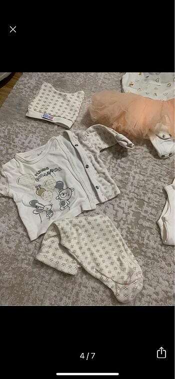 3 Ay Beden Toplu bebek kıyafeti