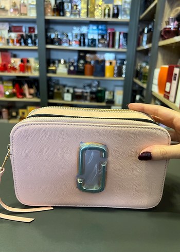 Marc Jacobs Pembe Deri Kadın Çapraz Çanta - Görsel 4