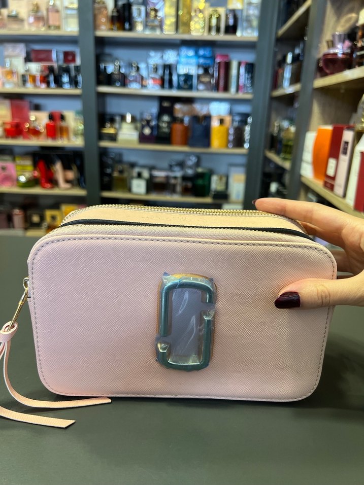 Marc Jacobs Pembe Deri Kadın Çapraz Çanta - Görsel 4