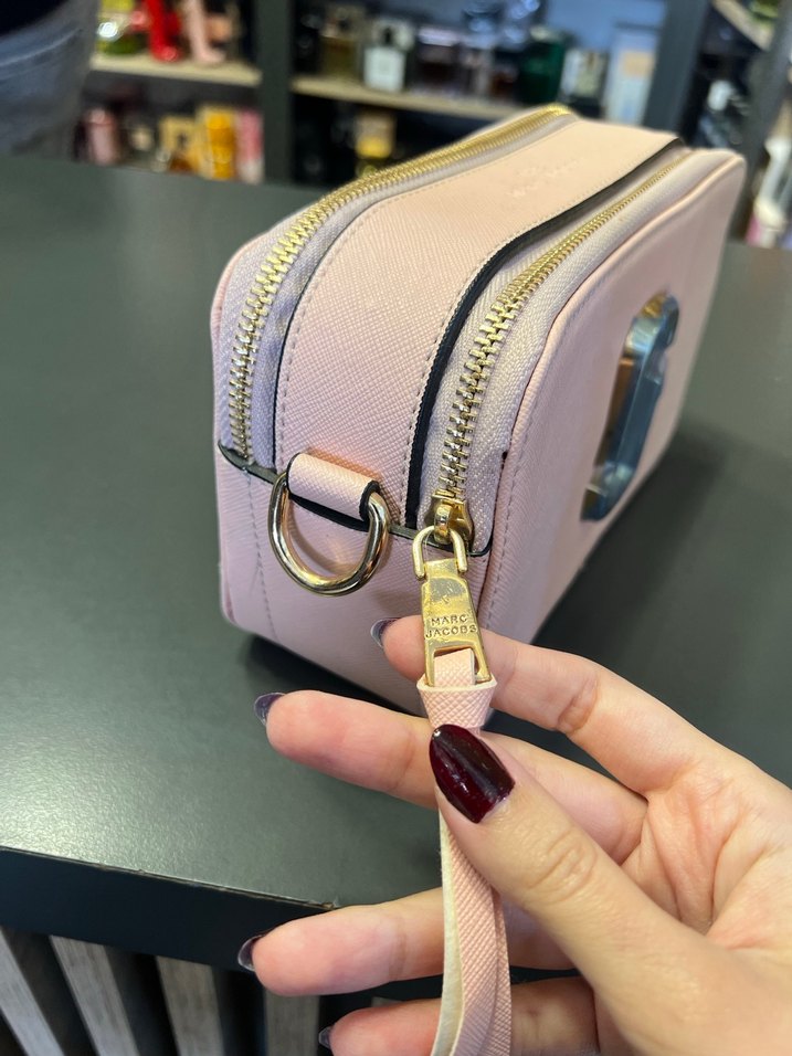 Marc Jacobs Pembe Deri Kadın Çapraz Çanta - Görsel 3