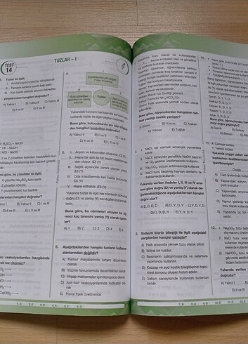 Palme yayınları kimya test kitabı  - Görsel 6