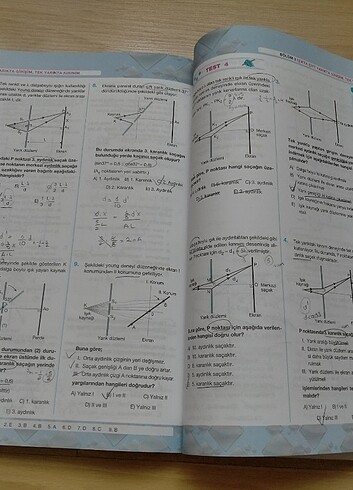 Palme yayınları Fizik Test kitabı - Görsel 6