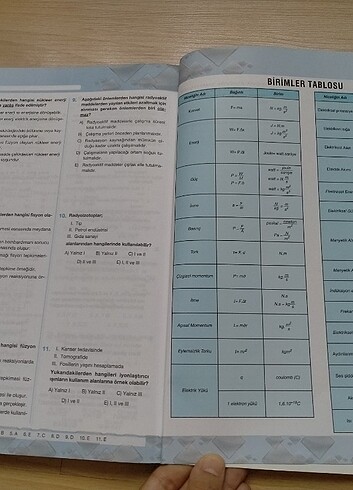 Palme yayınları Fizik Test kitabı - Görsel 7