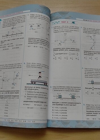 Palme yayınları Fizik Test kitabı - Görsel 8