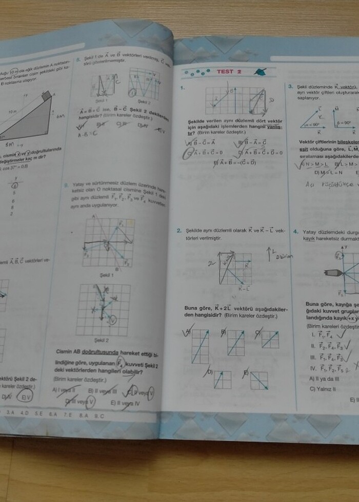 Palme yayınları Fizik Test kitabı  - Görsel 2