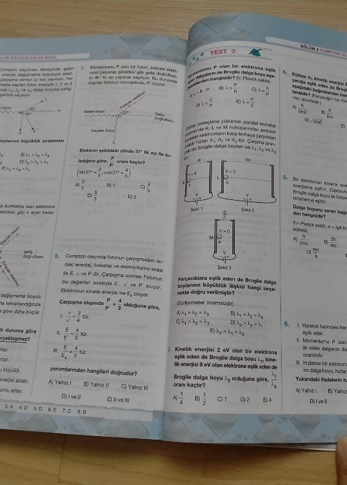Palme yayınları Fizik Test kitabı  - Görsel 5
