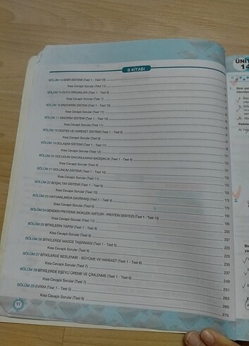 Palme yayınları Biyoloji test kitabı - Görsel 3