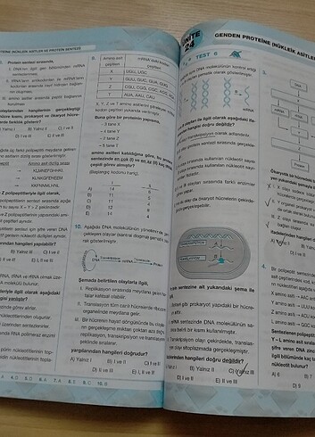 Palme yayınları Biyoloji test kitabı - Görsel 5