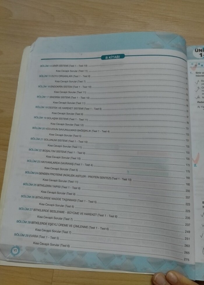 Palme yayınları Biyoloji test kitabı  - Görsel 3