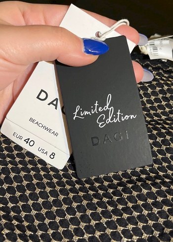 Zincir Detaylı Siyah Yılan Desenli yüksek bel Bikini Altı - Görsel 4