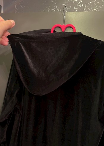 Siyah Pul İşlemeli Uzun Kollu Sweatshirt tunik yada elbise - Görsel 6