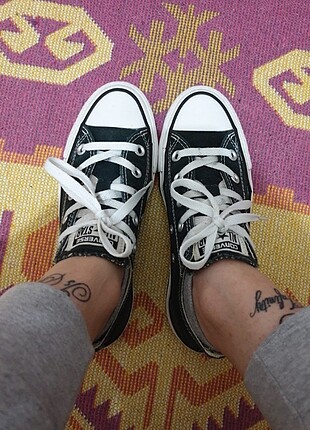 Orjinal siyah converse 