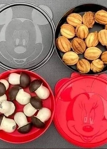 Tupperware Mickey 2 li saklama kabi