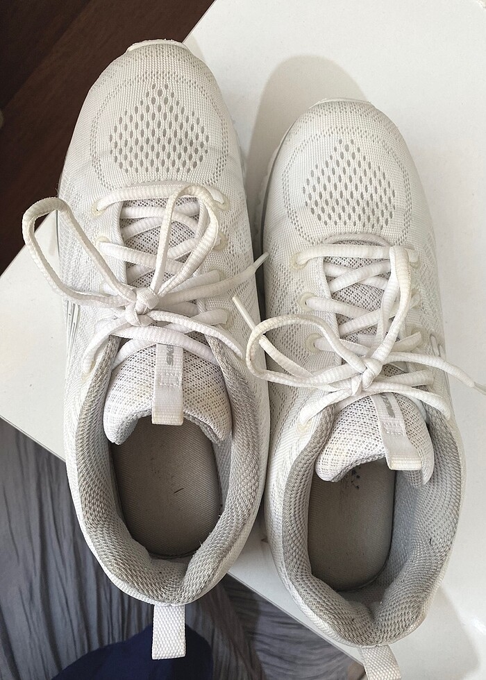 Skechers graceful beyaz spor ayakkabı - Görsel 4